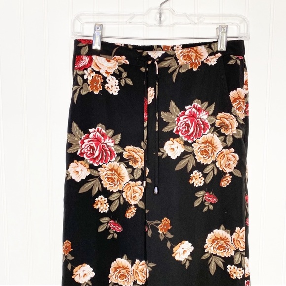 XHILARATION Wide Leg Floral Pants XS - Picture 3 of 16